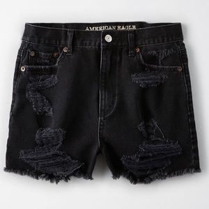 AmericanEagle hi waisted shorts Distressed size 00